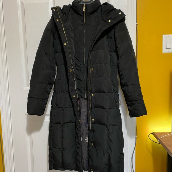 Cole Haan Black Coat - Picture 2 of 10